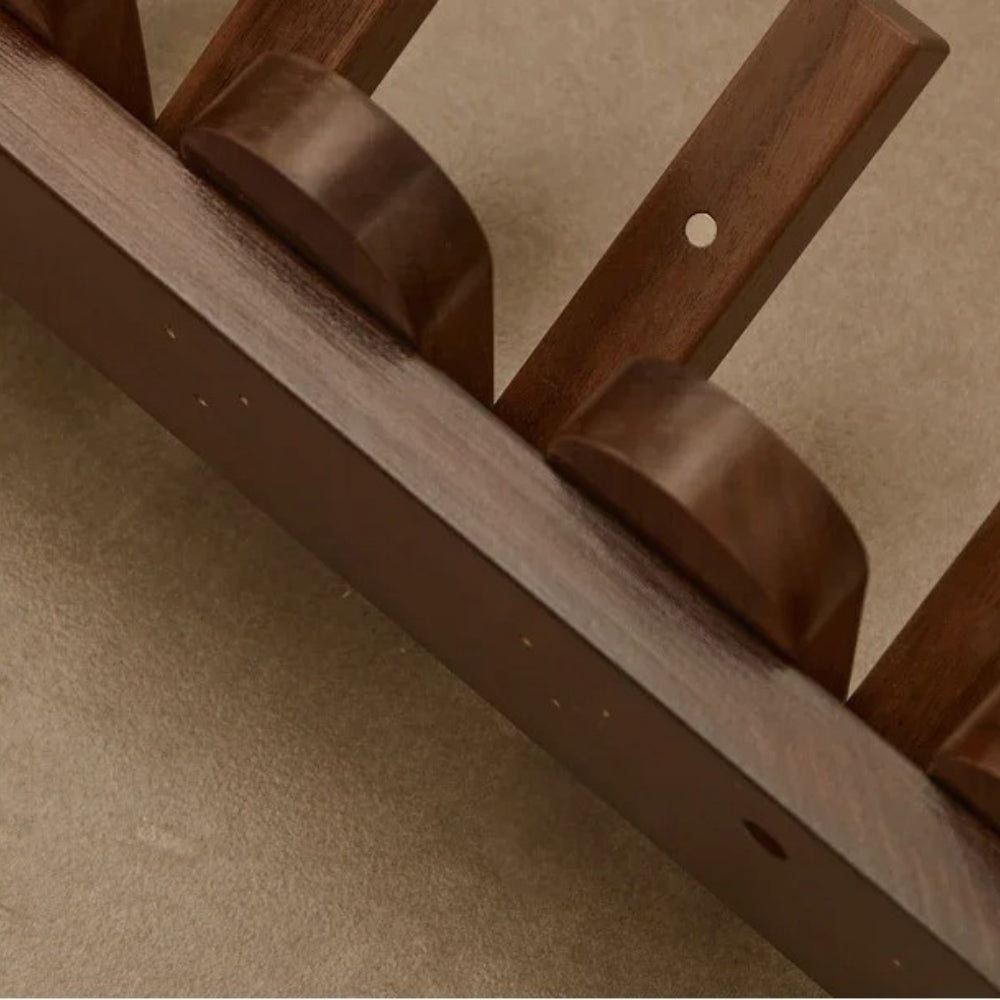 Lisslune | Piano Wooden Hook Wall Coat Rack