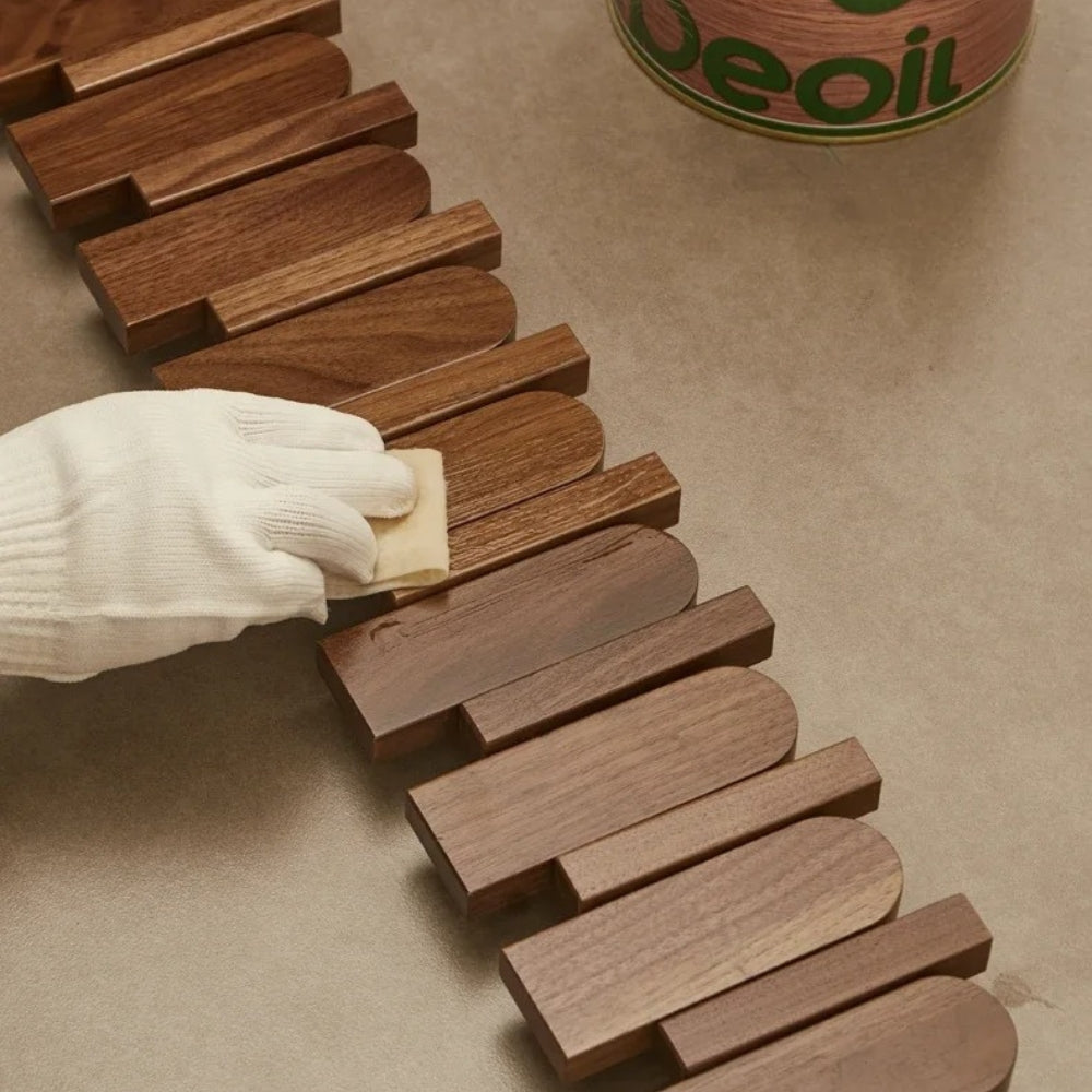 Lisslune | Piano Wooden Hook Wall Coat Rack