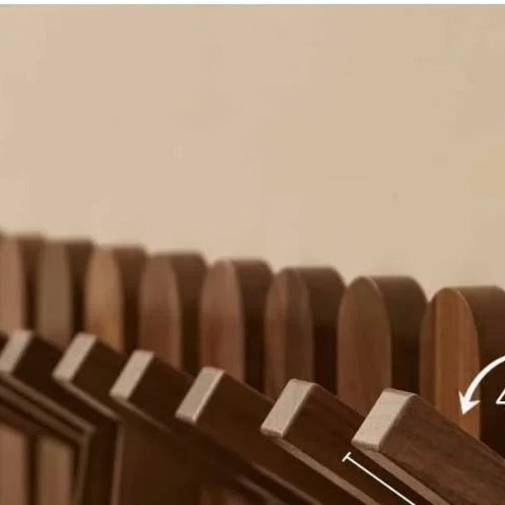 Lisslune | Piano Wooden Hook Wall Coat Rack