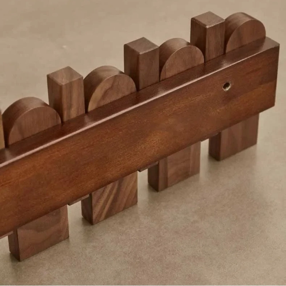 Lisslune | Piano Wooden Hook Wall Coat Rack
