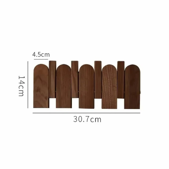 Lisslune | Piano Wooden Hook Wall Coat Rack