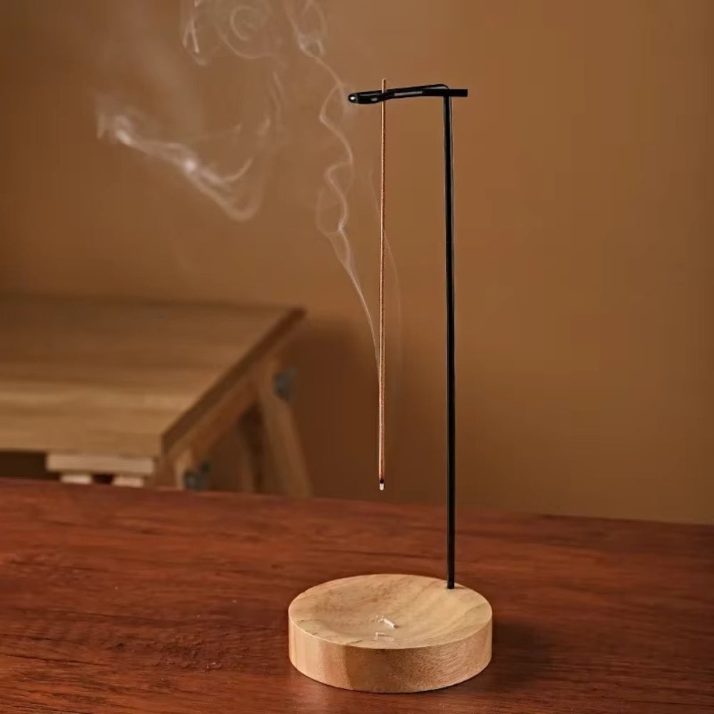 Lisslune | Wooden Incense Burner with Metal Holder