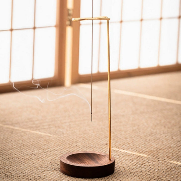 Lisslune | Wooden Incense Burner with Metal Holder