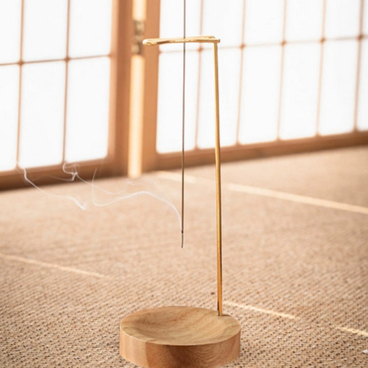 Lisslune | Wooden Incense Burner with Metal Holder