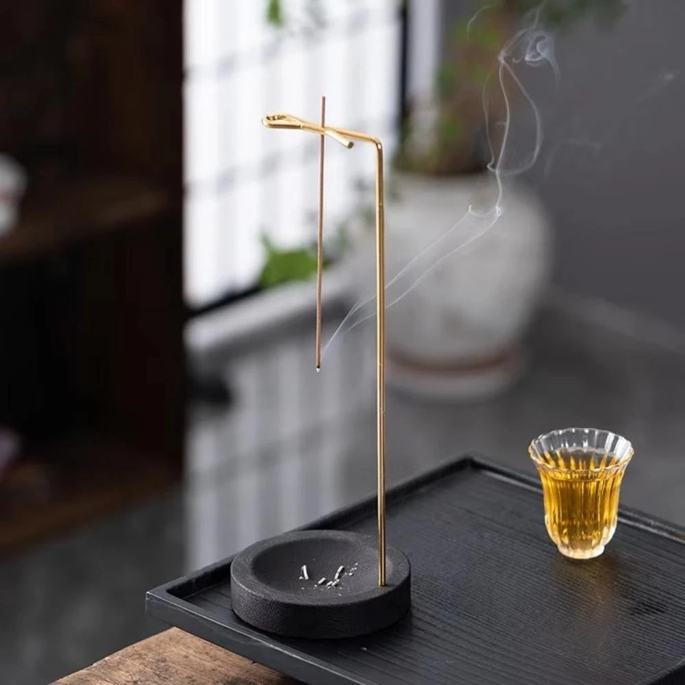 Lisslune | Wooden Incense Burner with Metal Holder