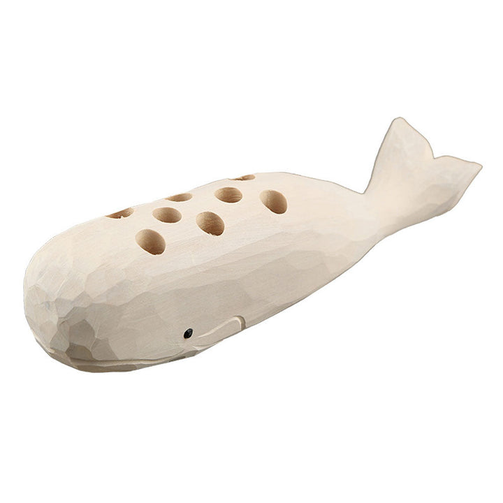 Lisslune | Wooden Whale Creative Pen Holder