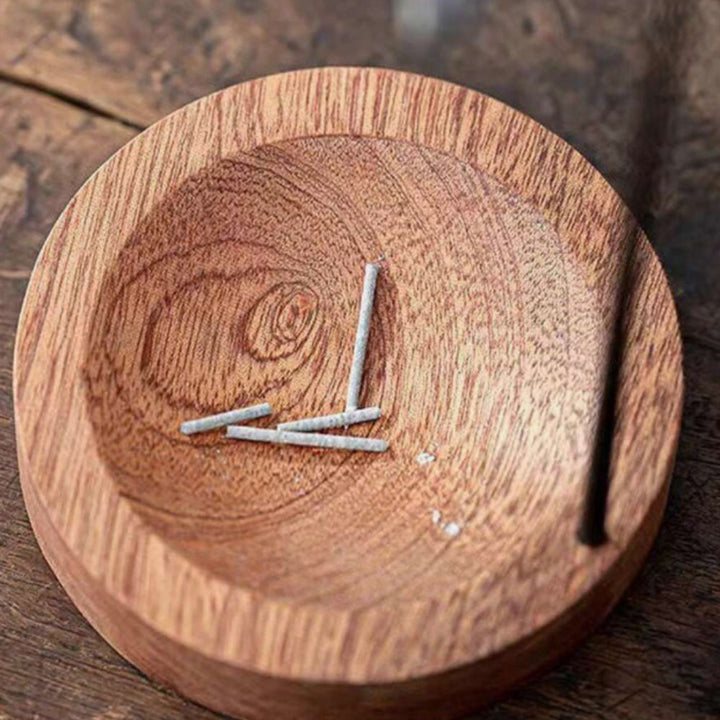 Lisslune | Wooden Incense Burner with Metal Holder