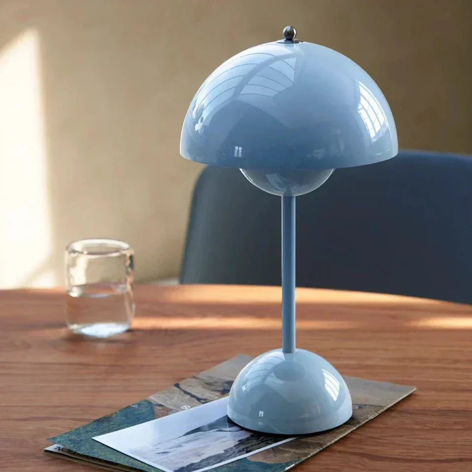 Lisslune | SolarFlare LED Table Lamp – Dimmable Mood Light for Living Room & Bedroom | Modern and Energy Saving