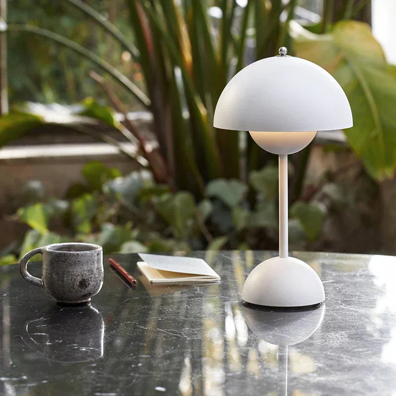 Lisslune | SolarFlare LED Table Lamp – Dimmable Mood Light for Living Room & Bedroom | Modern and Energy Saving