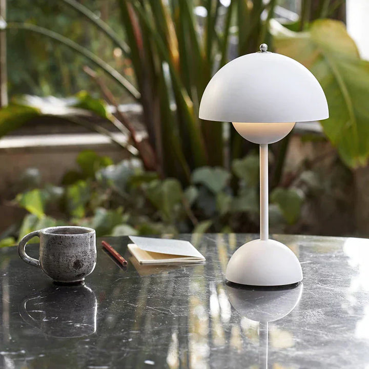 Lisslune | SolarFlare LED Table Lamp – Dimmable Mood Light for Living Room & Bedroom | Modern and Energy Saving