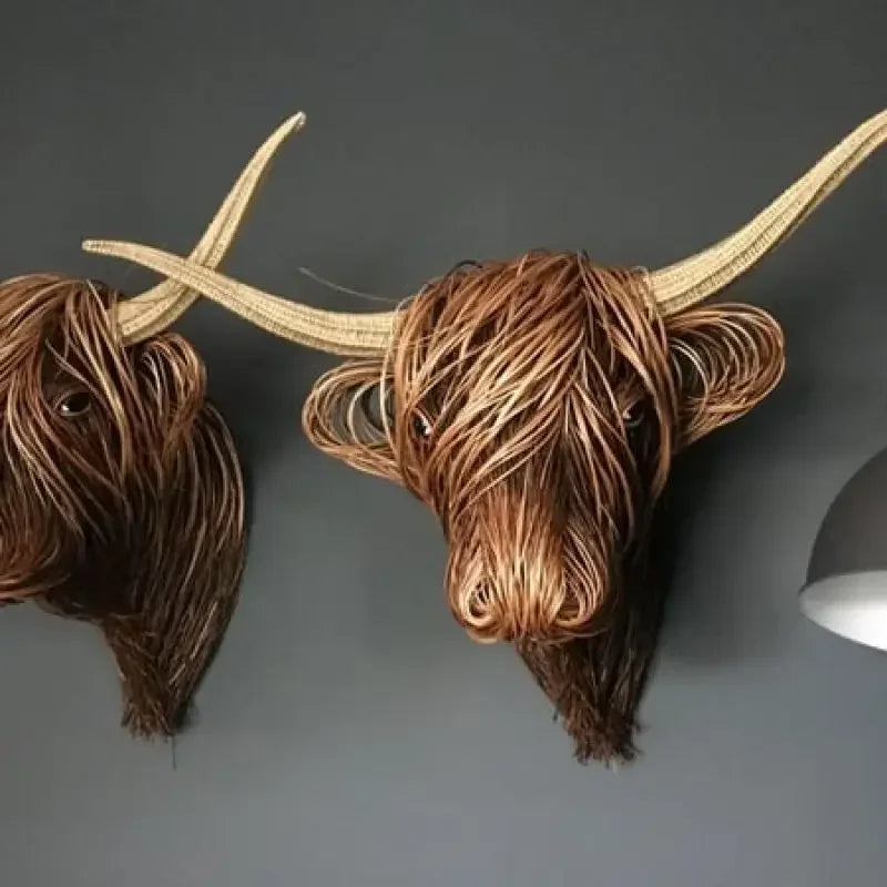 Lisslune | Nature'sCow - Handcrafted cow wall decoration for nature-inspired spaces