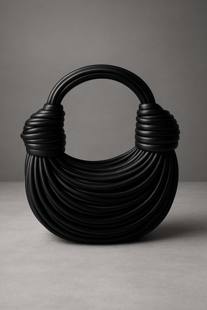 Lisslune | Women’s Woven Twisted Synthetic Leather Handbag
