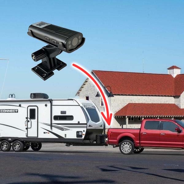 Lisslune | All-Weather Wireless Reverse Hitch Camera – Your Ultimate Hitching Assistant