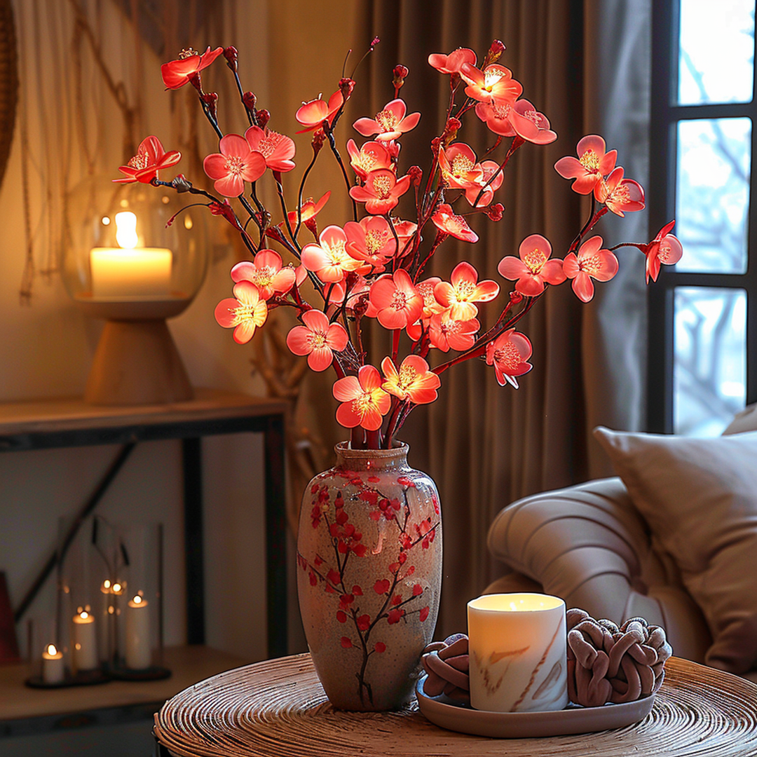 Lisslune | LUMIVISTA OLIVE LIGHT – Mediterranean LED light branches for atmospheric & wireless decoration