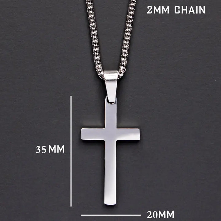Lisslune | Classic Cross Men's Necklace