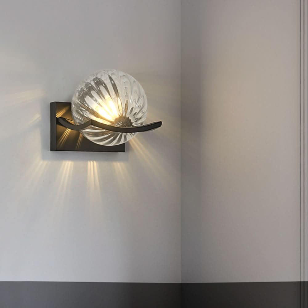 Lisslune | Modern LED Wall Lamp with Glass Panel