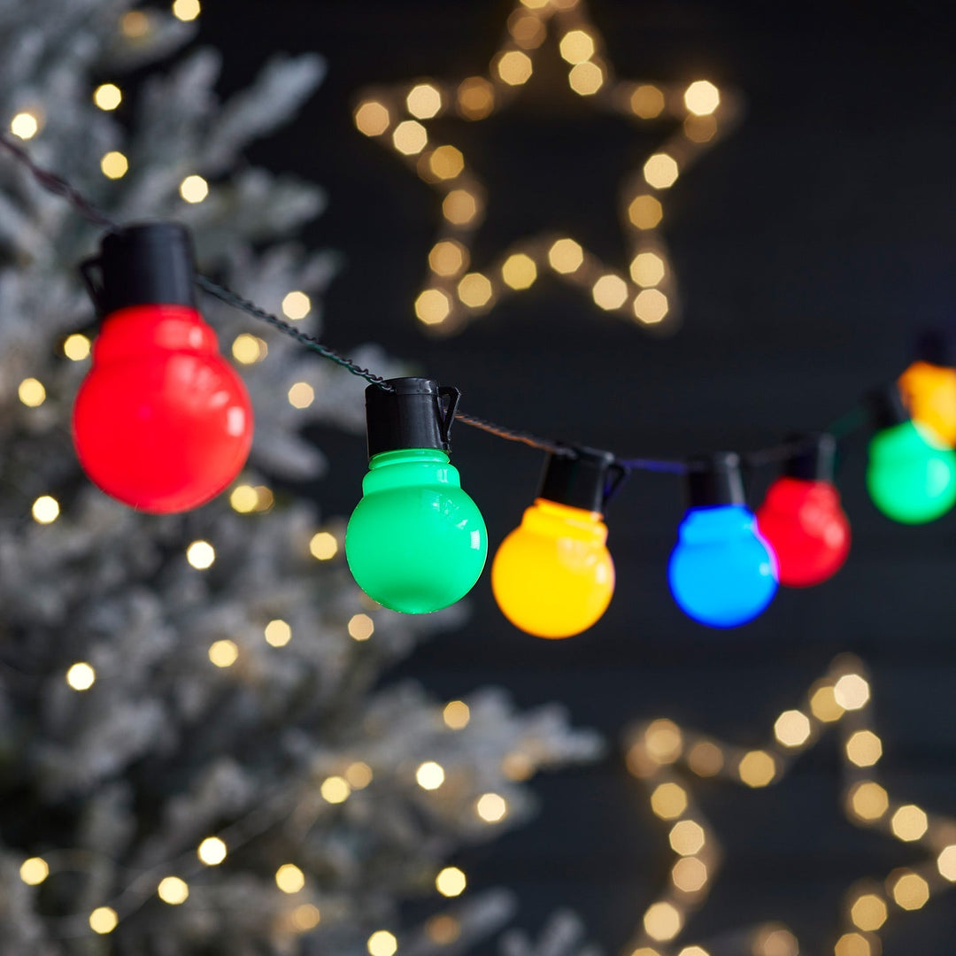 Lisslune | 30 LED Fiesta Party String Lights multicolored