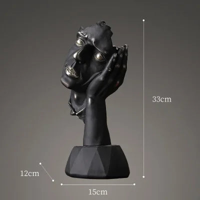 Lisslune | HandArt | Elegance Sculpture Miniature Figure | Artistic Home Decor