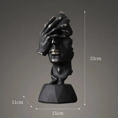Lisslune | HandArt | Elegance Sculpture Miniature Figure | Artistic Home Decor