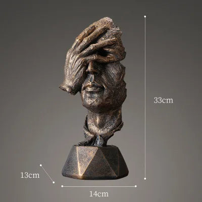 Lisslune | HandArt | Elegance Sculpture Miniature Figure | Artistic Home Decor