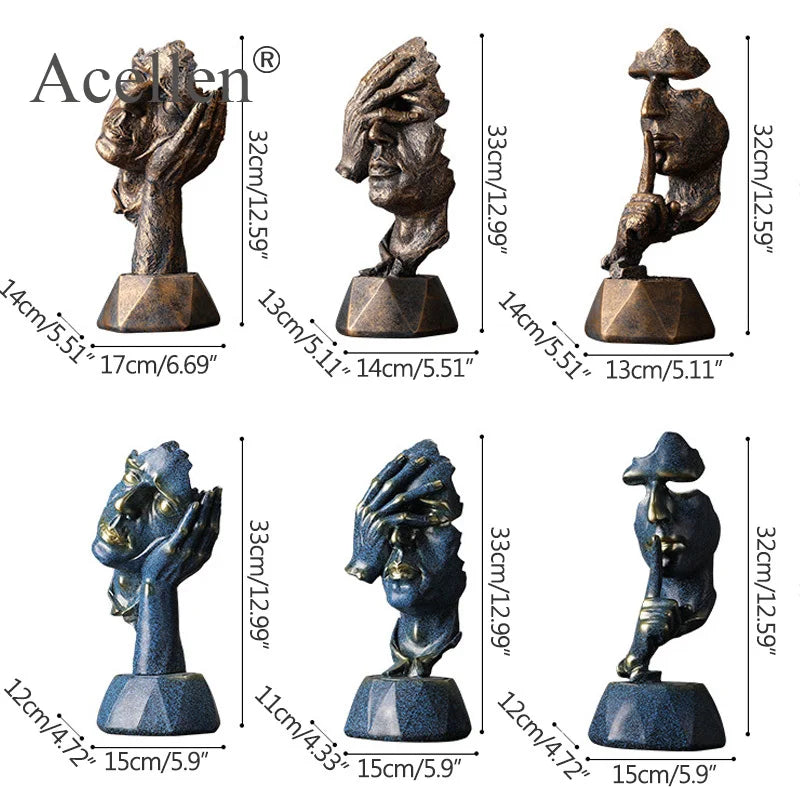 Lisslune | HandArt | Elegance Sculpture Miniature Figure | Artistic Home Decor