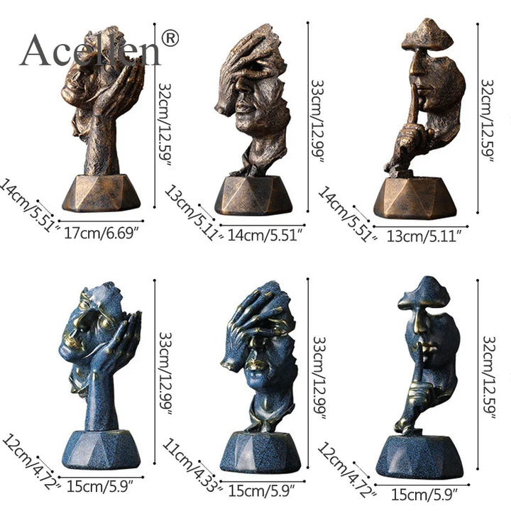 Lisslune | HandArt | Elegance Sculpture Miniature Figure | Artistic Home Decor