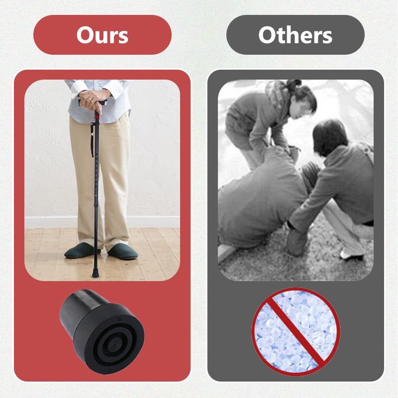 Lisslune | Intelligent Walking Stick for Elderly People with LED Light