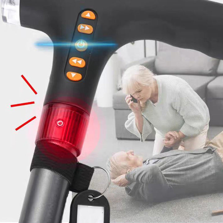 Lisslune | Intelligent Walking Stick for Elderly People with LED Light