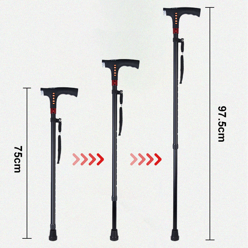 Lisslune | Intelligent Walking Stick for Elderly People with LED Light