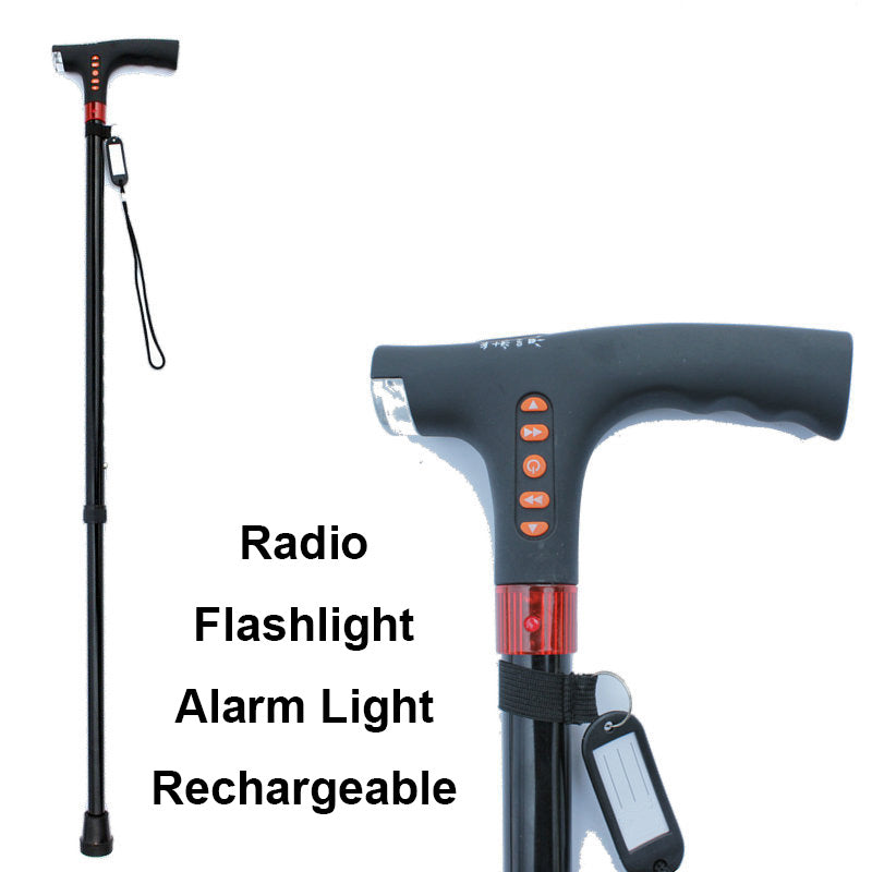 Lisslune | Intelligent Walking Stick for Elderly People with LED Light