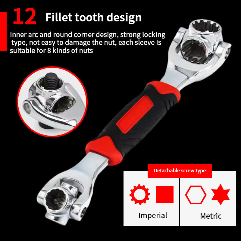Lisslune | 52 in 1 Universal socket wrench
