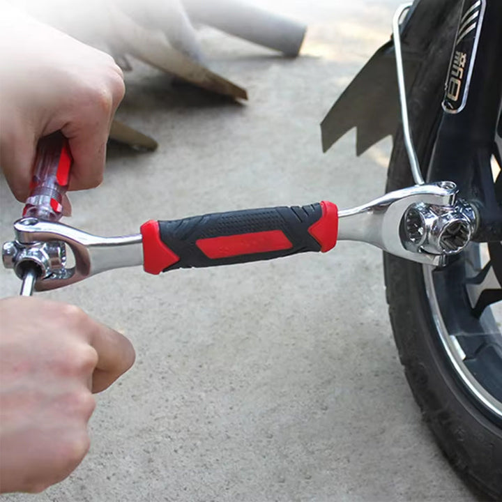 Lisslune | 52 in 1 Universal 360° Rotating Head Rubber Grip Socket Wrench