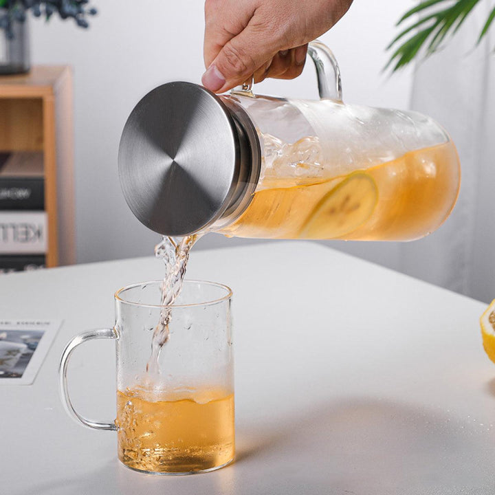 Lisslune | Cylindrical heat-resistant glass jug