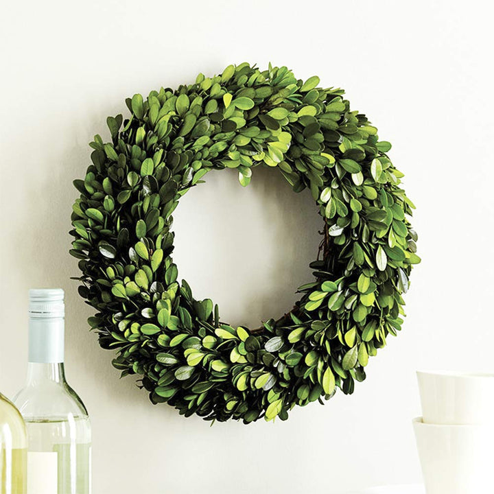 Lisslune | Buxus wreath - NatureElegance - Hand-tied & Timeless - Natural home decoration