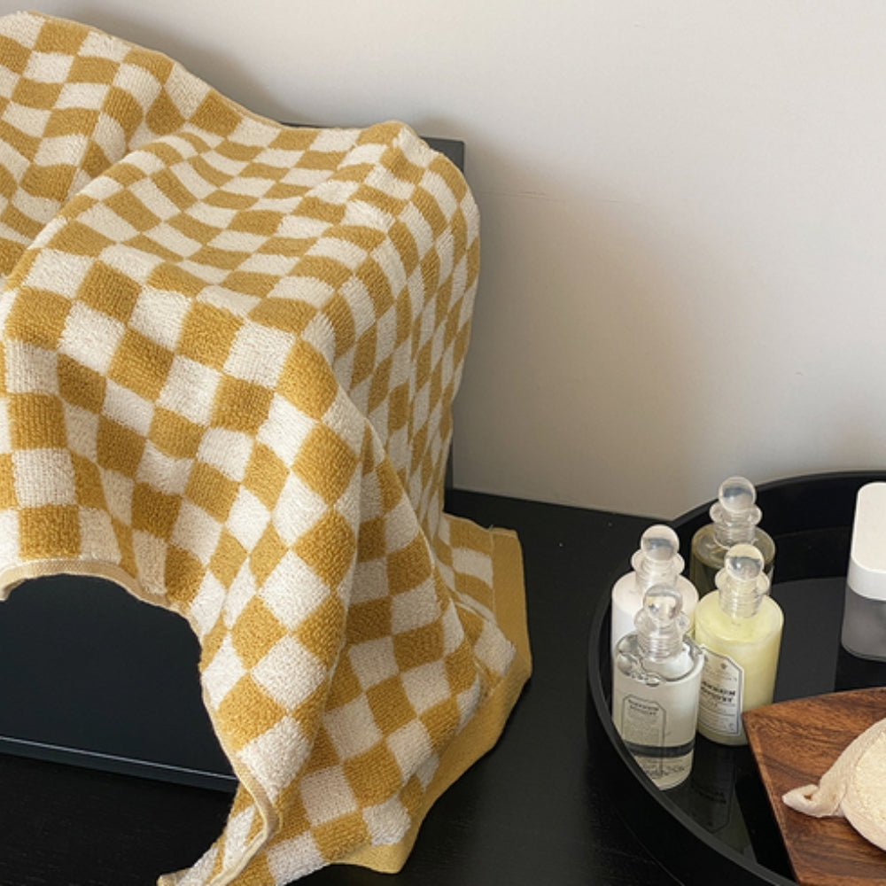 Lisslune | Retro Checkmate Cotton Towel