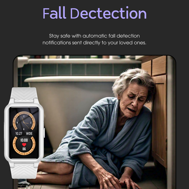 Lisslune | Senior Safety Watch with Fall Detection and GPS – Smart Care Smartwatch