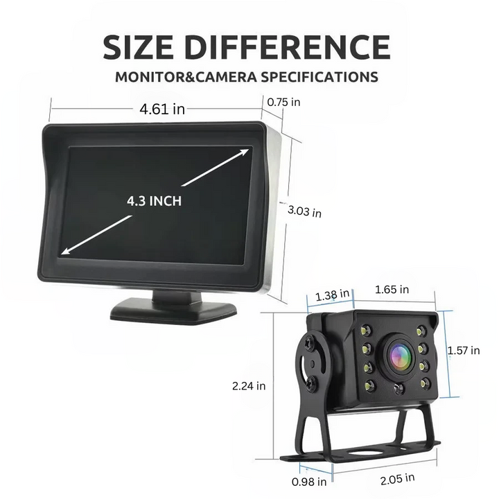 Lisslune | Wireless Reverse Camera for Car, Truck Caravan