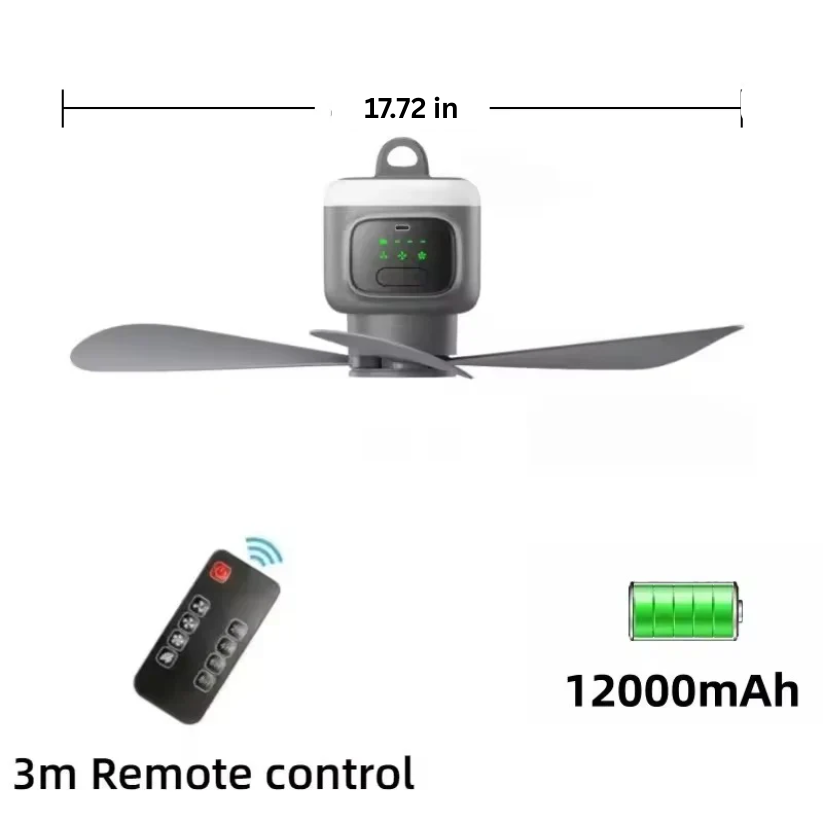 Lisslune | Portable Wireless Celling Fan