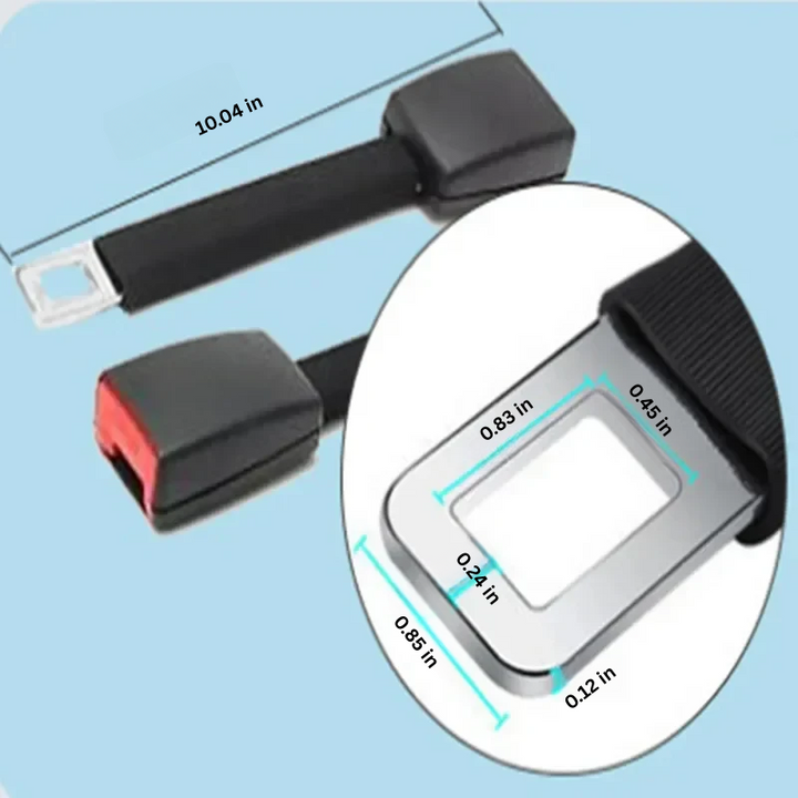 Lisslune | Raised Seat Belt Extender with Rigid Stem