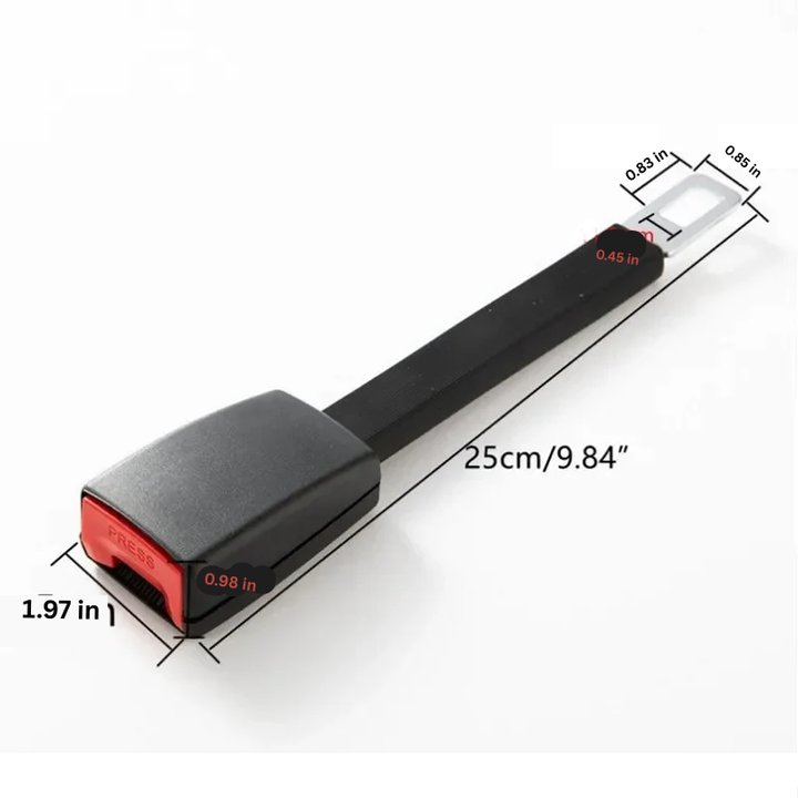 Lisslune | Raised Seat Belt Extender with Rigid Stem