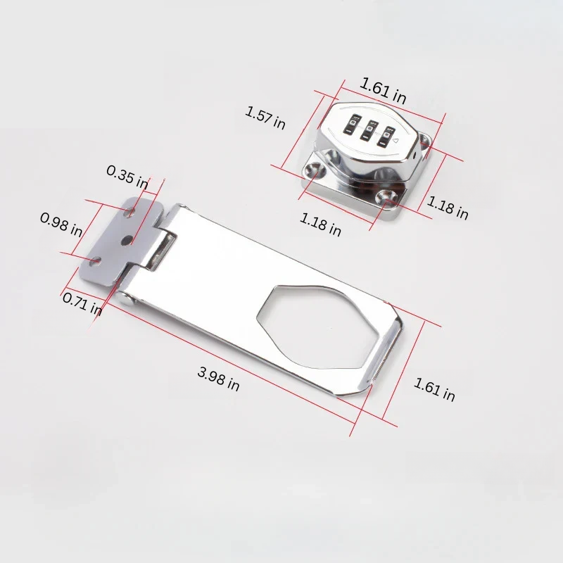 Lisslune | Secure Cabinet Lock with 3 Digit Combination Lock