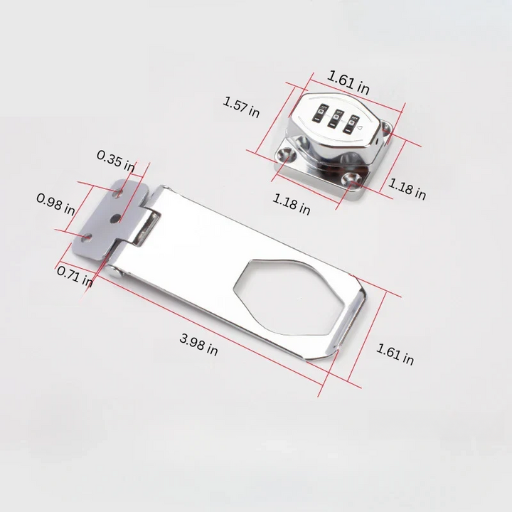Lisslune | Secure Cabinet Lock with 3 Digit Combination Lock