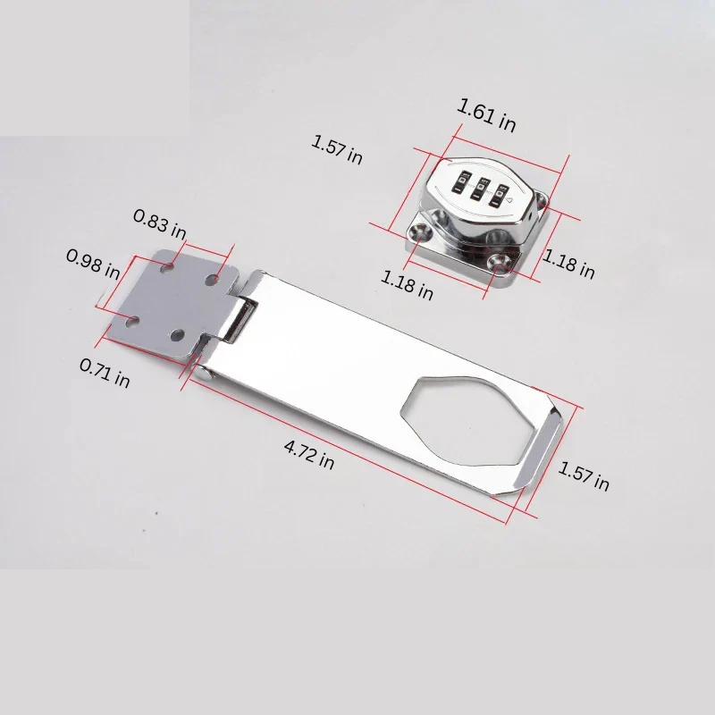 Lisslune | Secure Cabinet Lock with 3 Digit Combination Lock