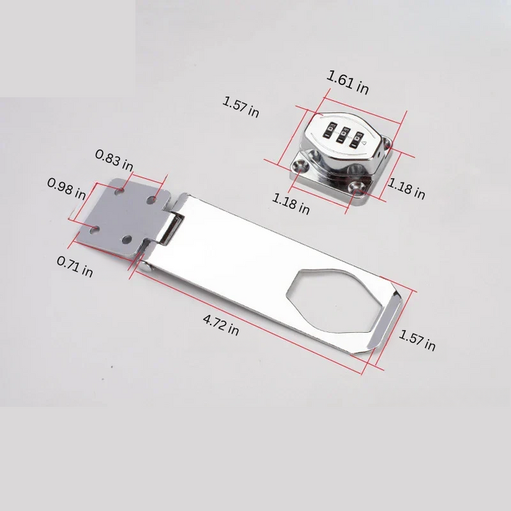 Lisslune | Secure Cabinet Lock with 3 Digit Combination Lock