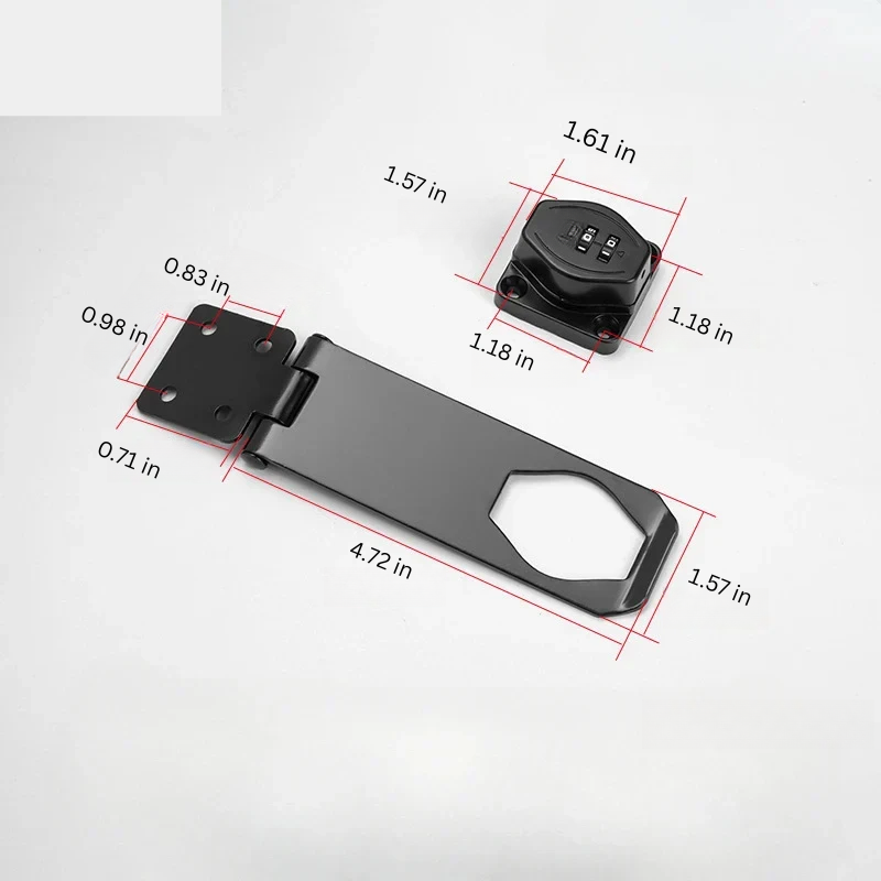 Lisslune | Secure Cabinet Lock with 3 Digit Combination Lock