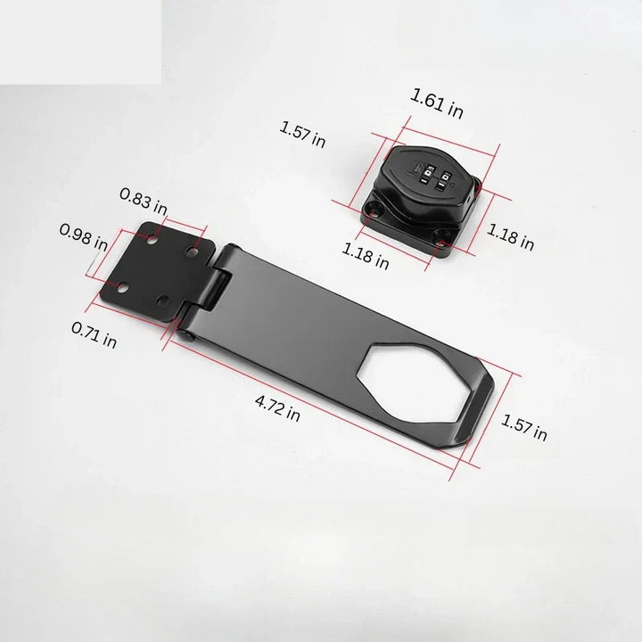 Lisslune | Secure Cabinet Lock with 3 Digit Combination Lock