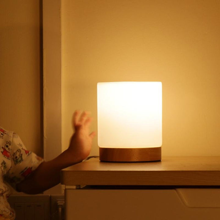 Skorter | RadiantGlow - Mini Glass Table Lamps with Touch Activation