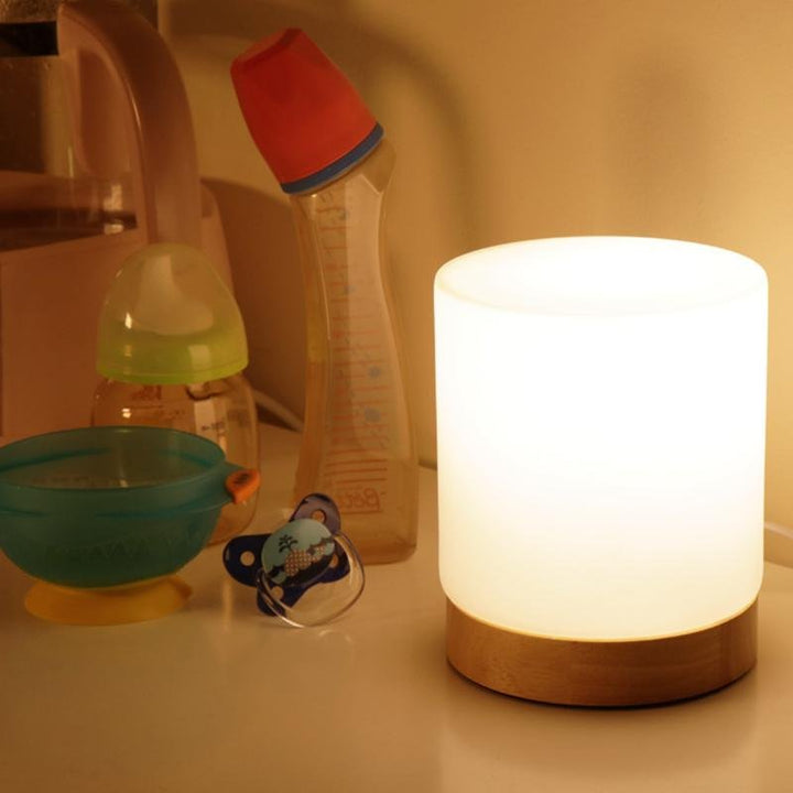 Skorter | RadiantGlow - Mini Glass Table Lamps with Touch Activation