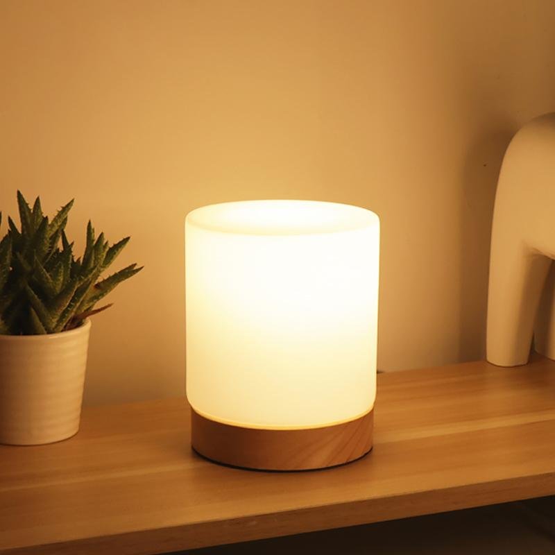 Skorter | RadiantGlow - Mini Glass Table Lamps with Touch Activation