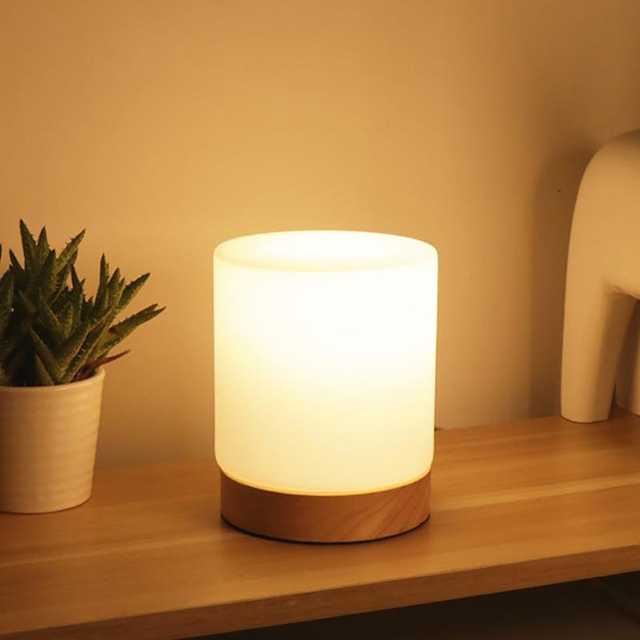 Skorter | RadiantGlow - Mini Glass Table Lamps with Touch Activation